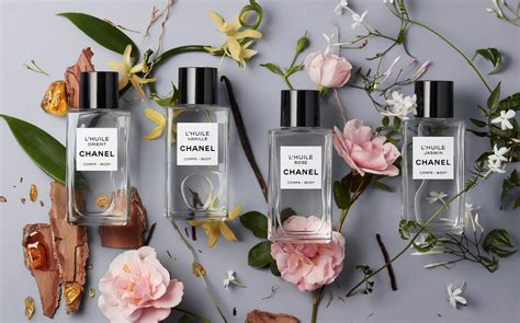 chanel essential oils huiles|Chanel massage oil.